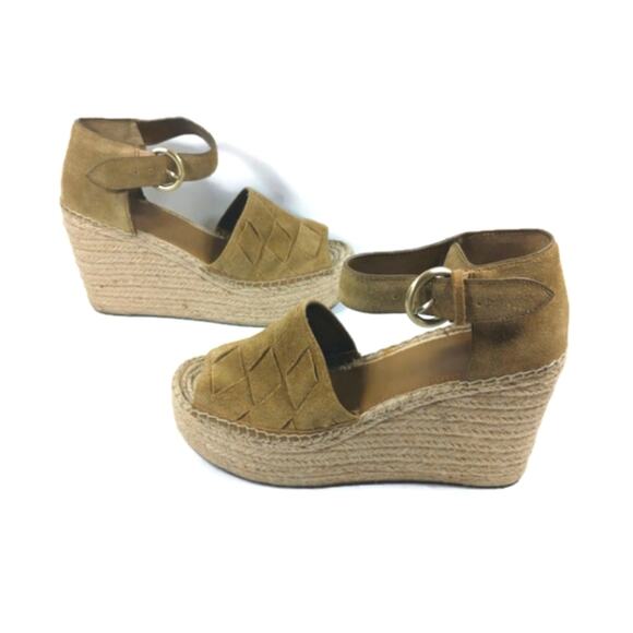 SS1601 GUC Marc Fisher Espadrille Platform Sandals size 11M - Picture 3 of 10